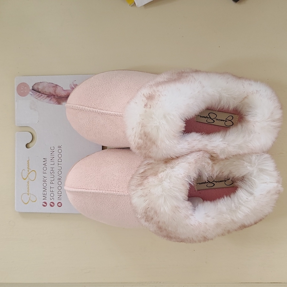 Jessica Simpson Indoor/Outdoor Memory Foam Slippers